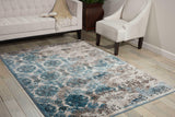 Nourison Karma KRM05 Ivory/Blue Vintage Indoor Rug