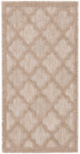 Nourison Easy Care NES01 Natural Beige Modern Rug