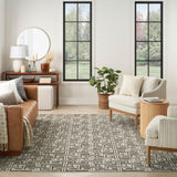 Nourison Serenity Home SRH04 Grey Ivory Modern Indoor Rug