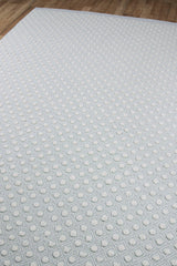 Langdon Blue Windsor Hand Woven Diamond, Dots Area Rug - Modern Rug Importers