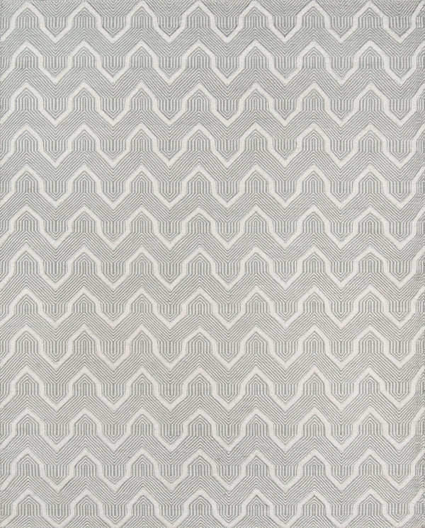 Langdon Grey Prince Hand Woven Geometric Area Rug - Modern Rug Importers