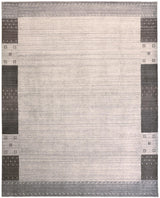 Legacy Contemporary Gebbah Rug, Light Gray/Warm Gray, 5ft-6in x 8ft-6in Area Rug - Modern Rug Importers