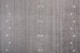 Legacy Contemporary Gebbah Rug, Warm Gray/Ivory, 5ft - 6in x 8ft - 6in Area Rug - Modern Rug Importers