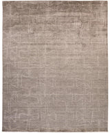 Lennox Modern Abstract Minimalist Rug, Taupe/Ivory, 5ft x 8ft Area Rug - Modern Rug Importers