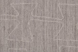 Lennox Modern Abstract Minimalist Rug, Taupe/Ivory, 5ft x 8ft Area Rug - Modern Rug Importers