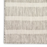 Nourison Positano POS03 Grey Ivory Modern Rug