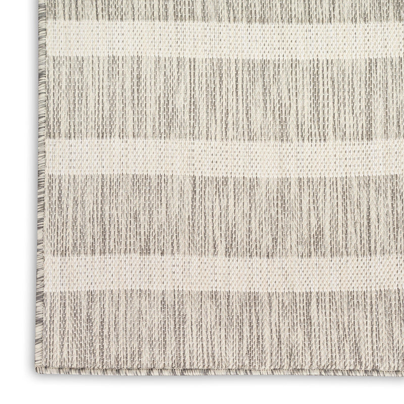 Nourison Positano POS03 Grey Ivory Modern Rug