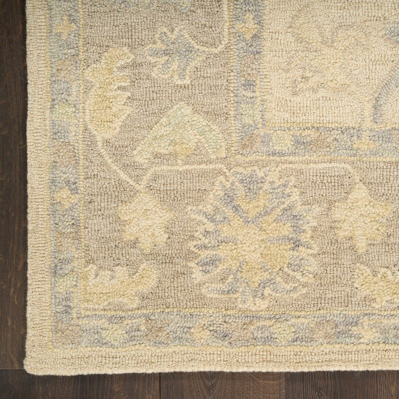 Nourison Maison 7'9" x 9'9" Ivory Taupe Vintage Indoor Rug