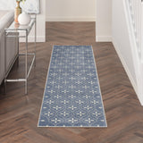 Nourison Nourison Essentials NRE04 Blue Ivory Modern Rug