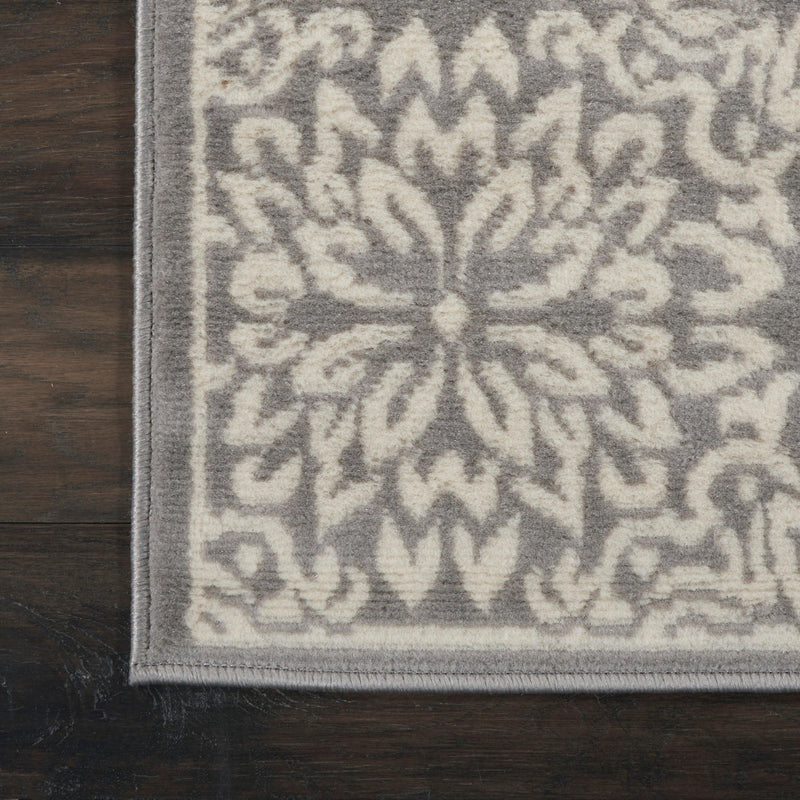 Nourison Jubilant JUB06 Ivory Grey Farmhouse Indoor Rug