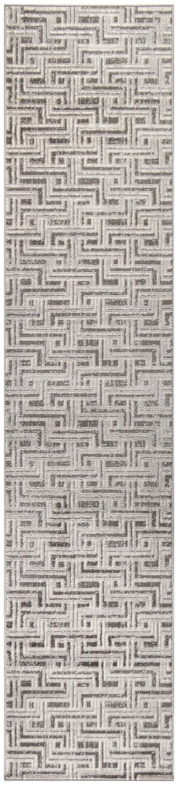 Nourison Serenity Home SRH04 Grey Ivory Modern Indoor Rug