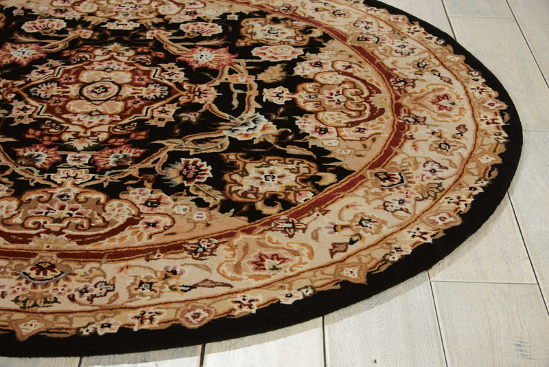 N N 2000 Black Traditional Indoor Rug