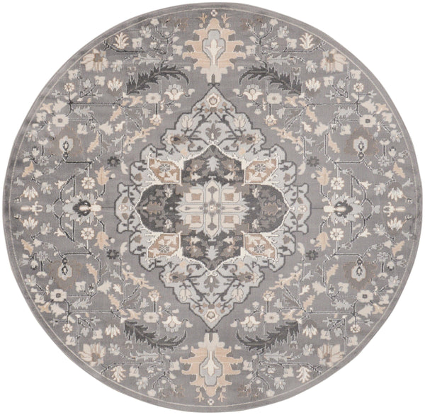 Nourison Elation ETN09 Grey Transitional Indoor Rug