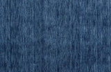 Luna Hand Woven Marled Wool Area Rug, Midnight Navy Blue, 9ft-6in x 13ft-6in - Modern Rug Importers