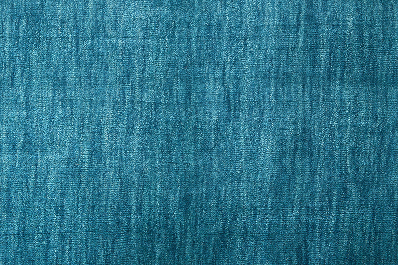 Luna Hand Woven Marled Wool Rug, Teal Blue/Green, 9ft-6in x 13ft-6in Area Rug - Modern Rug Importers