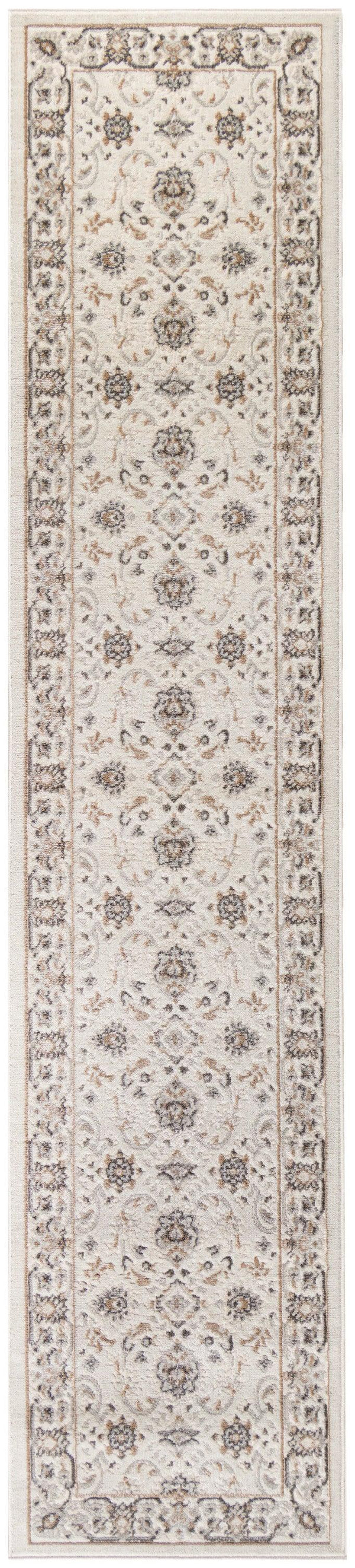 Nourison Serenity Home SRH02 Ivory Mocha Vintage Indoor Rug