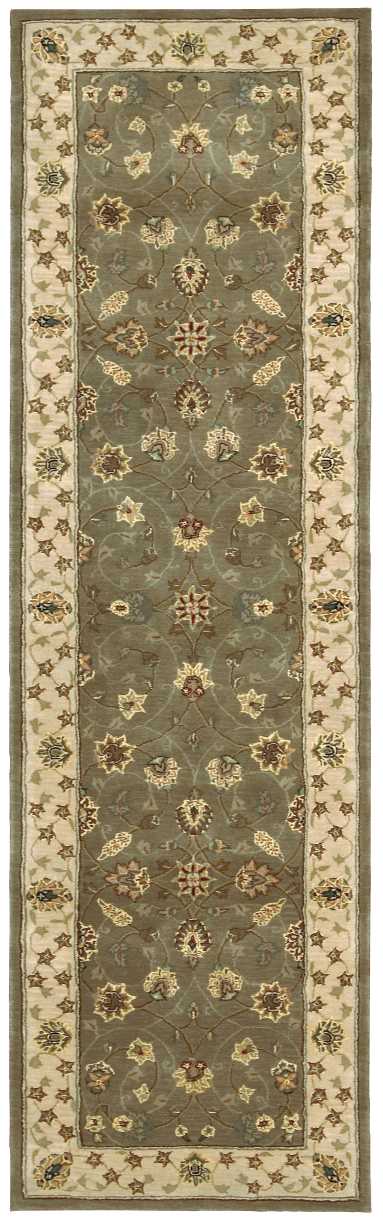 N N 2000 Olive Traditional Indoor Rug