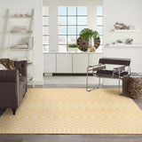 Nourison Positano POS02 Yellow Modern Rug