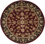 N N 2000 Burgundy Traditional Indoor Rug