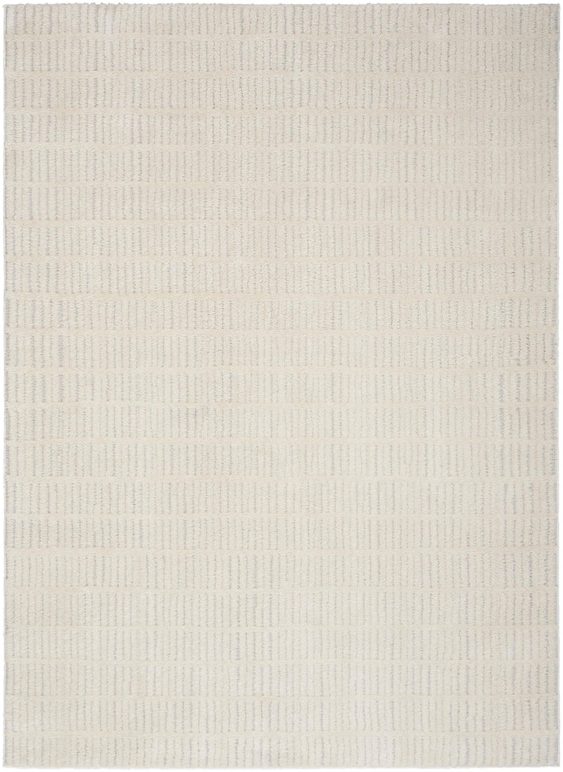 Nourison Modern Comfort MNC03 Ivory Grey Scandinavian Indoor Rug