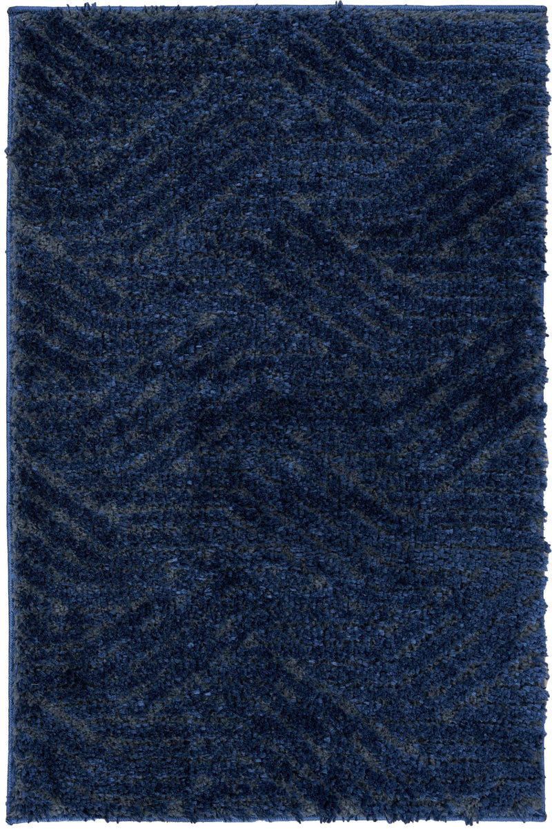 Calvin Klein SFC01 Surfaces Navy Shag Indoor Rug