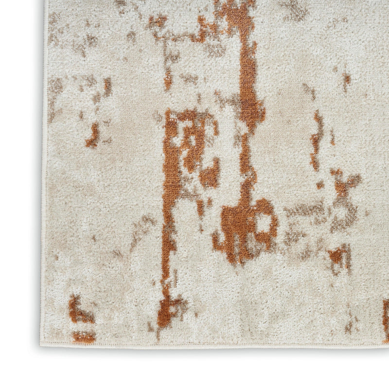 Nourison Quarry QUA01 Ivory Rust Modern Indoor Rug