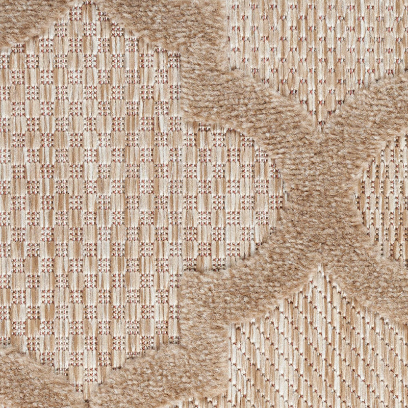 Nourison Easy Care NES01 Natural Beige Modern Rug