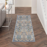 Nourison Home ALR03 Allur Light Blue Bohemian Indoor Rug