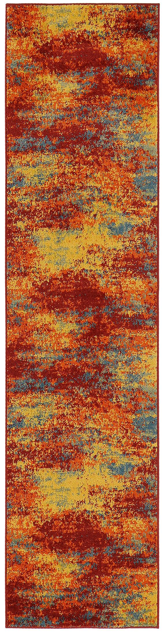 Nourison Nourison Essentials NRE06 Flame Modern Rug