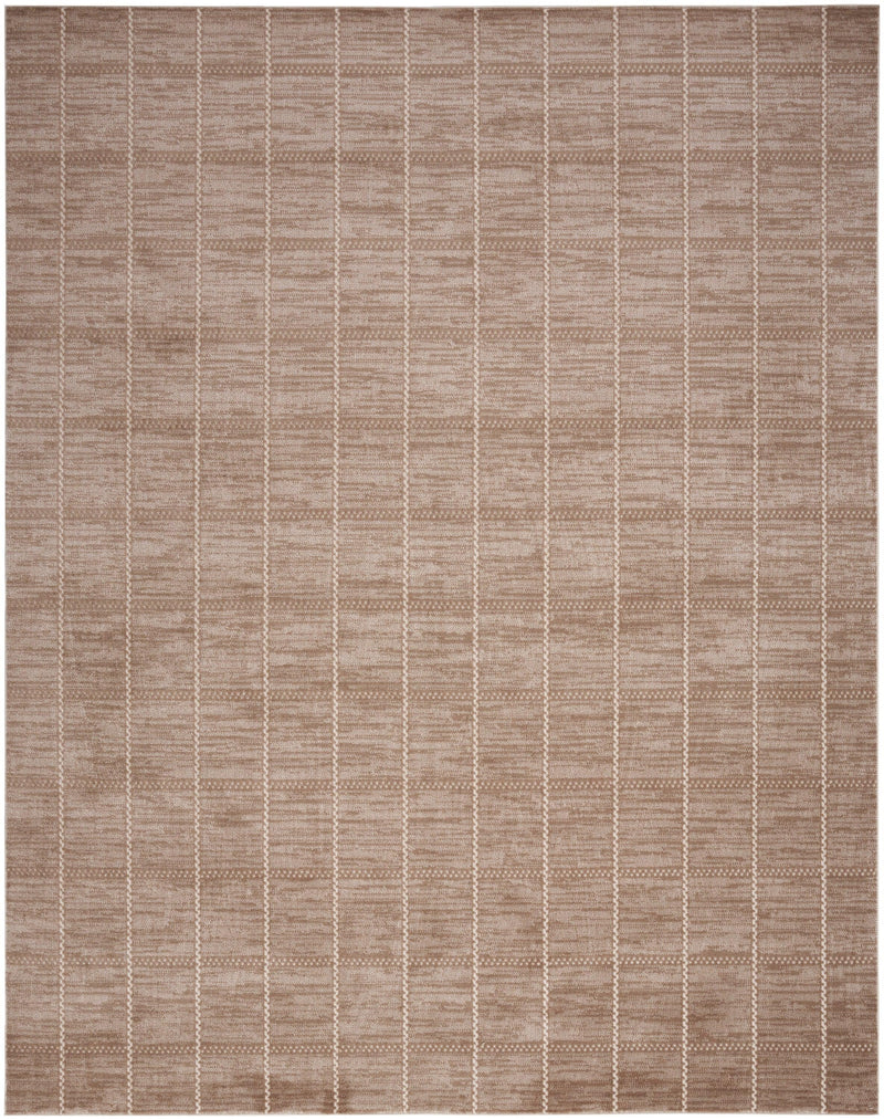 Nourison Serenity Home SRH05 Mocha Ivory Modern Indoor Rug