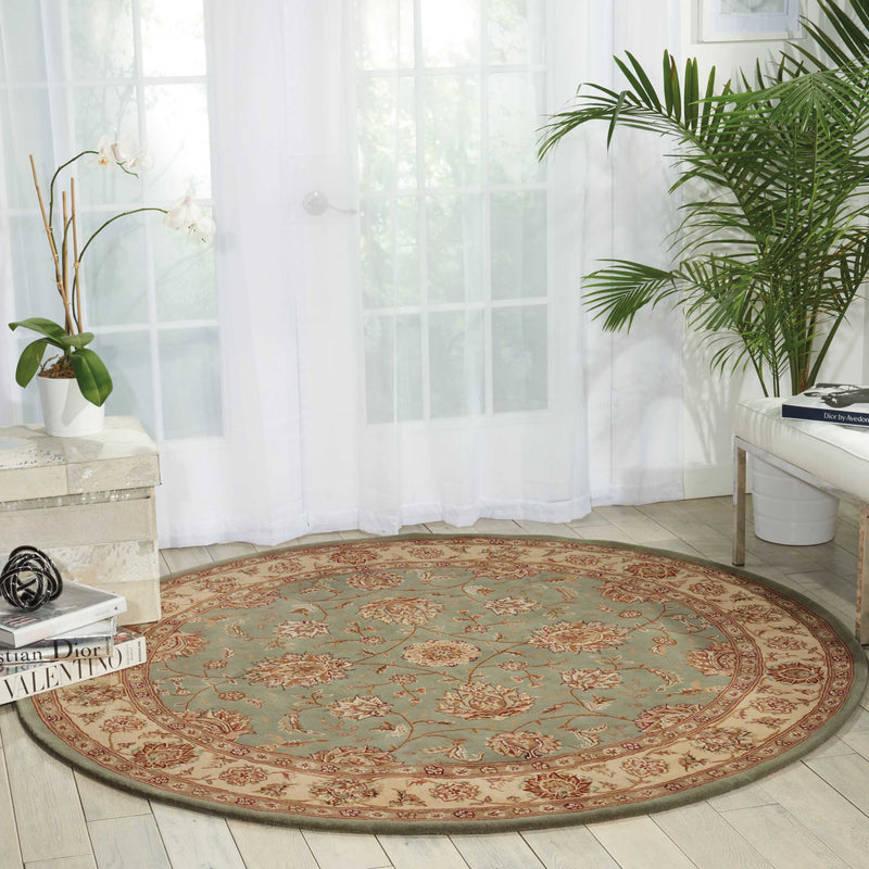 N N 2000 Blue Traditional Indoor Rug