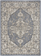 Nourison Quarry QUA05 Blue Vintage Indoor Rug