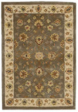 N N 2000 Olive Traditional Indoor Rug