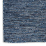 Nourison Washable Solutions WSL01 Navy Blue Modern Rug