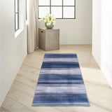 Calvin Klein Launder CK031 Navy Modern Indoor Rug