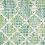 Nourison Positano POS02 Blue Green Modern Rug