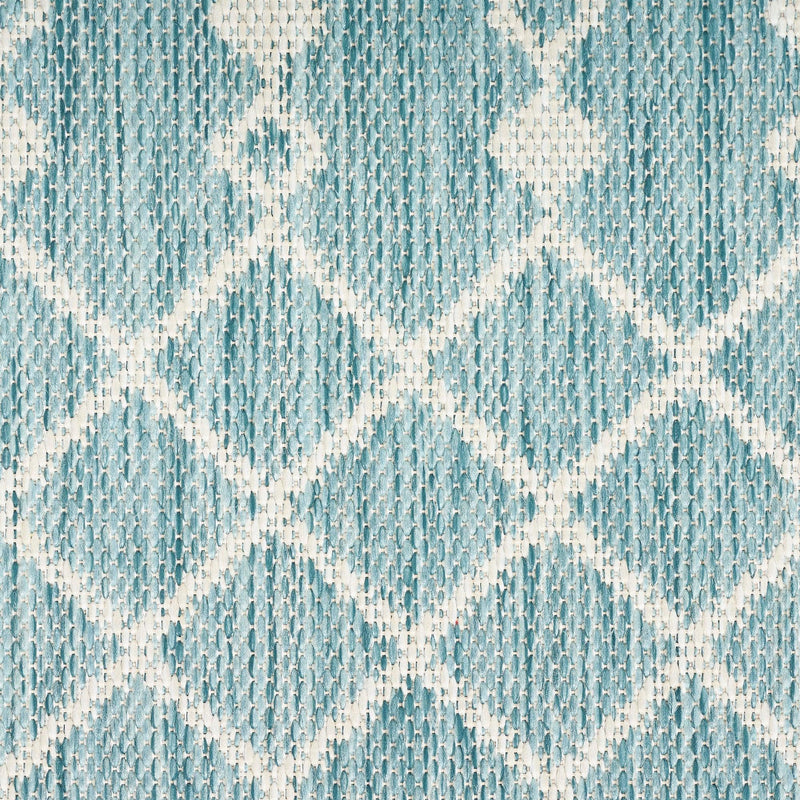 Nourison Positano POS02 Aqua Modern Rug