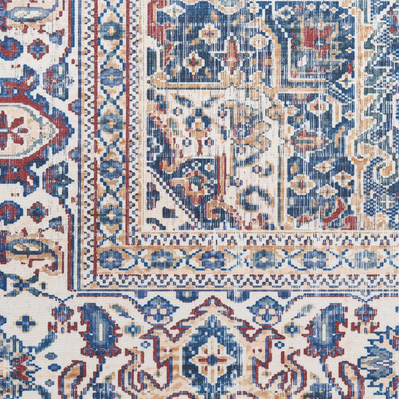 Nourison Vintage Home VNH01 Red Blue Bohemian Indoor Rug