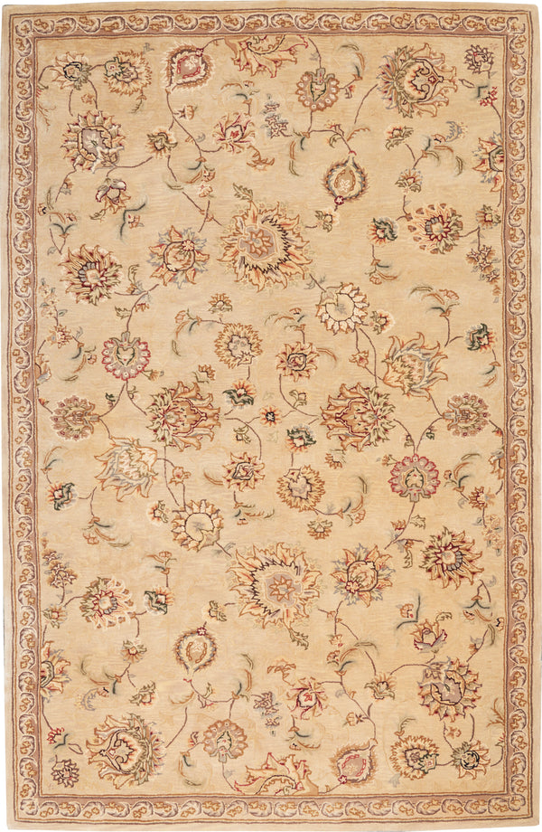 N N 2000 Beige Traditional Indoor Rug