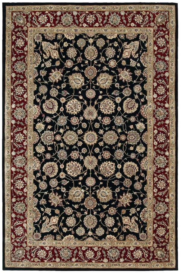 N N 2000 Black Traditional Indoor Rug