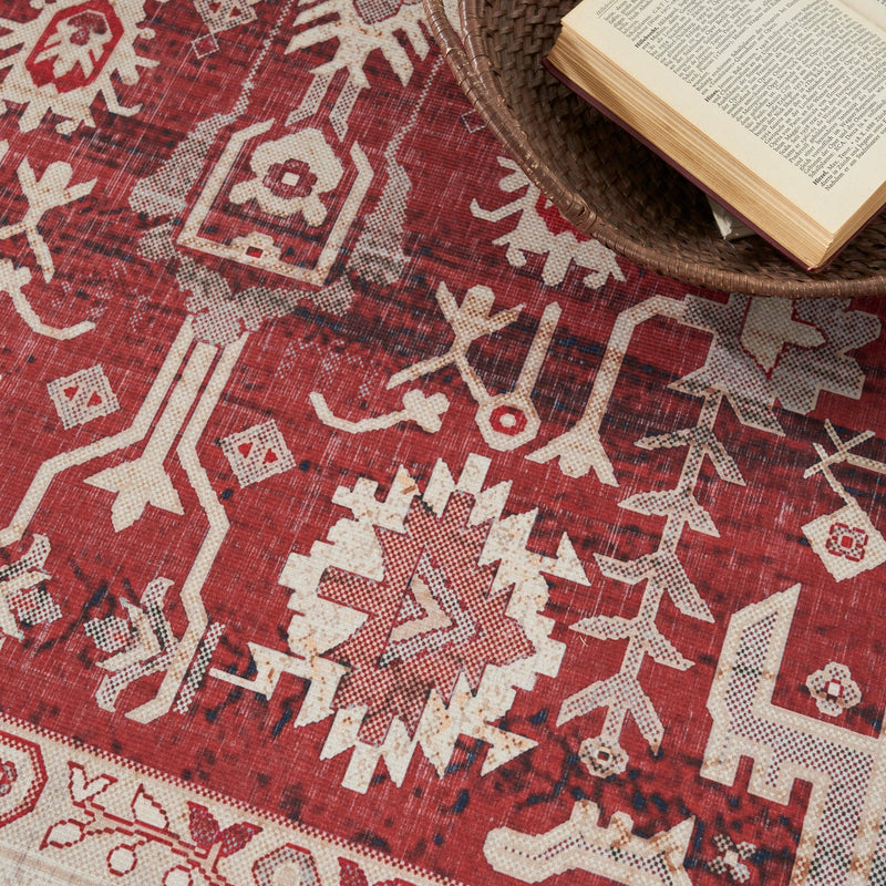 Nourison Vintage Home VNH02 Red Bohemian Indoor Rug