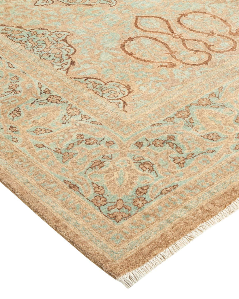 One-of-a-Kind Imported Hand-knotted Area Rug  - Brown, 4' 10" x 5' 1" - Modern Rug Importers