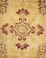 One-of-a-Kind Imported Hand-Knotted Area Rug  - Brown, 9' 1" x 12' 4" - Modern Rug Importers