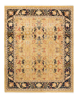 One-of-a-Kind Imported Hand-Knotted Area Rug  - Green, 8' 3" x 10' 4" - Modern Rug Importers