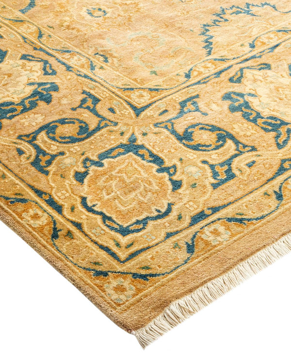 One-of-a-Kind Imported Hand-knotted Area Rug  - Ivory,  5' 10" x 8' 8" - Modern Rug Importers