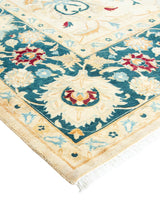 One-of-a-Kind Imported Hand-Knotted Area Rug  - Ivory, 8' 1" x 10' 0" - Modern Rug Importers