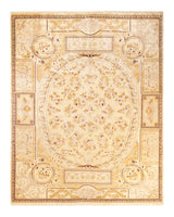 One-of-a-Kind Imported Hand-Knotted Area Rug  - Ivory, 8' 1" x 10' 2" - Modern Rug Importers