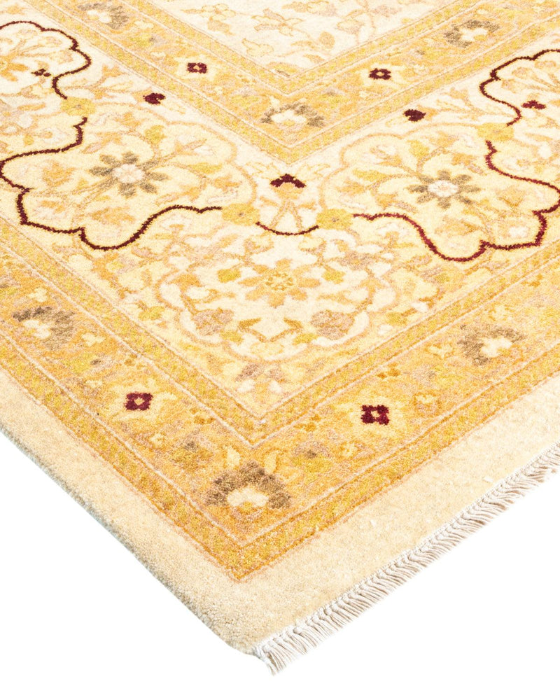 One-of-a-Kind Imported Hand-Knotted Area Rug  - Ivory, 8' 1" x 10' 5" - Modern Rug Importers