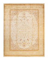 One-of-a-Kind Imported Hand-Knotted Area Rug  - Ivory, 8' 10" x 11' 8" - Modern Rug Importers