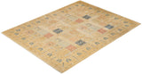 One-of-a-Kind Imported Hand-Knotted Area Rug  - Ivory, 8' 2" x 10' 4" - Modern Rug Importers